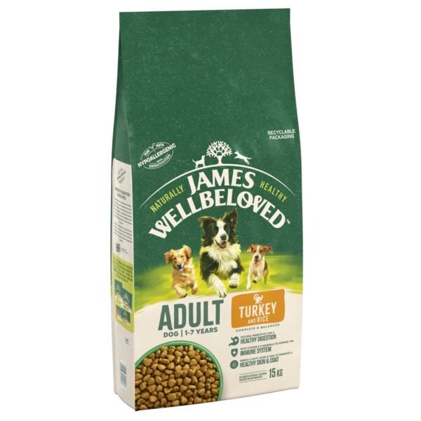 James Wellbeloved Adult Dog Hypoallergenic Turkey & Rice - Image 2